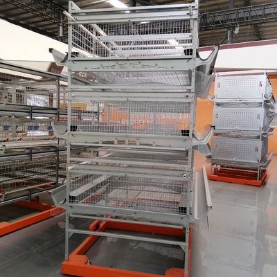 アヒルの農機具を置く中国の工場アヒルのおりは3つの層アヒルの家禽のおりを層にする