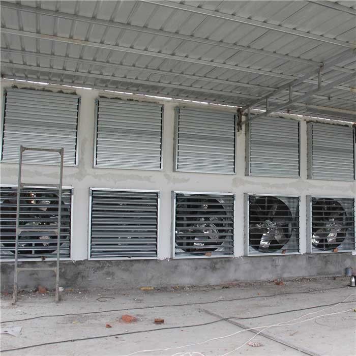 1380 * 1380 * 450mmの養鶏場の気候の制御システムの高い気流の機能